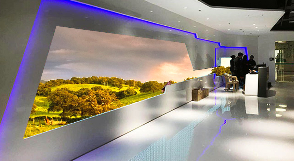 谈球吧LED异形屏走进OPPO印度总部