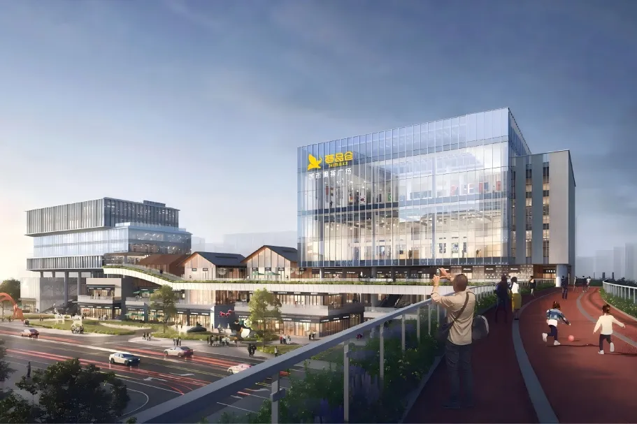 再添新地标！谈球吧LED屏点亮泰安荟品仓城市奥莱广场